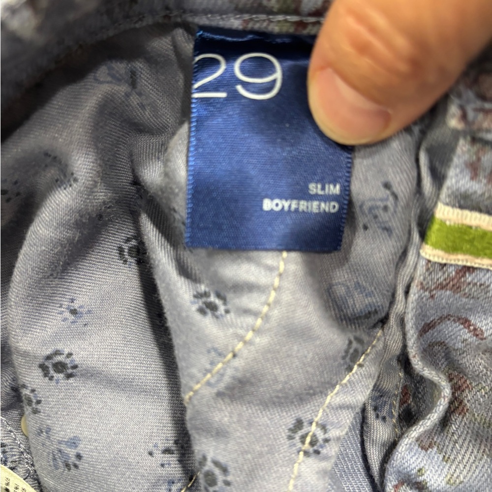 Pilcro and the Letterpress (Anthropologie) vintage floral jeans - 29 - Picture 7 of 7